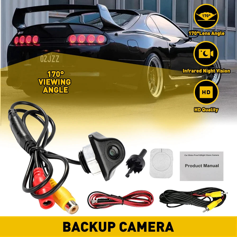 Car View Reverse Camera Parking Backup Cam HD Night Vision Waterproof 170° EOA 6B93BC-57