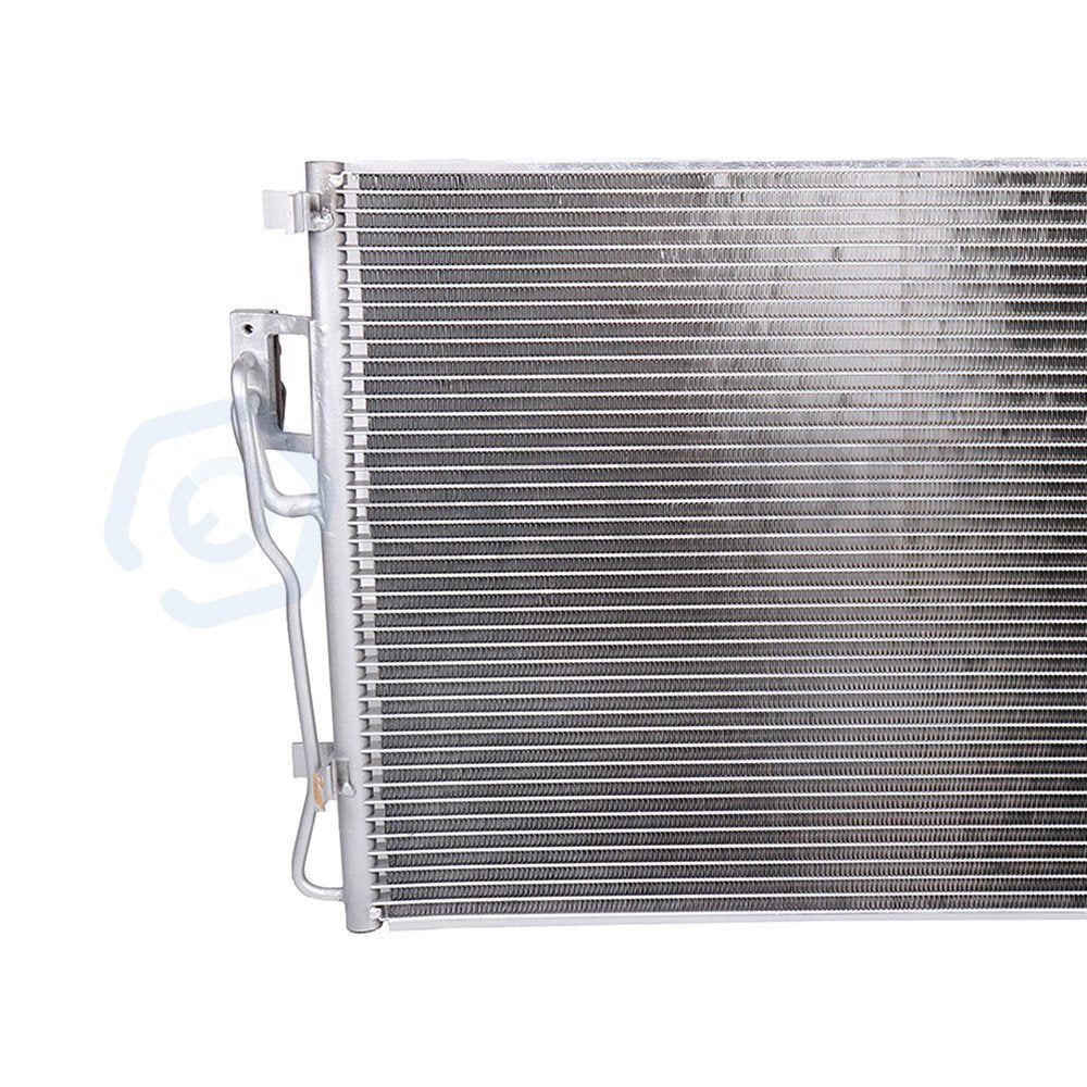 AC Condenser & AC Compressor Cooling Kit For 11-12 Hyundai Santa Fe Kia Sorento 6B93BC-57