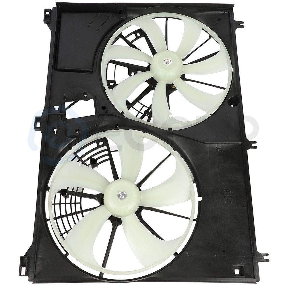 Radiator Condenser Cooling Fan Assembly For 2014-2018 2019 Toyota Highlander 6B93BC-57