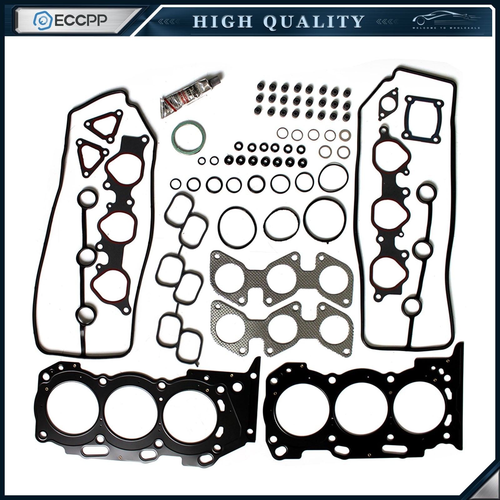 ECCPP Head Gasket Set For Toyota 4Runner Tacoma Tundra 03-12 4.0L DOHC Eng 1GRFE ECCPP