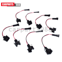 8Pcs Wire Harness LQ4 LQ9 4.8 5.3 6.0 to LS1 LS6 LT1 EV1 Injector Adapters 6B93BC-57