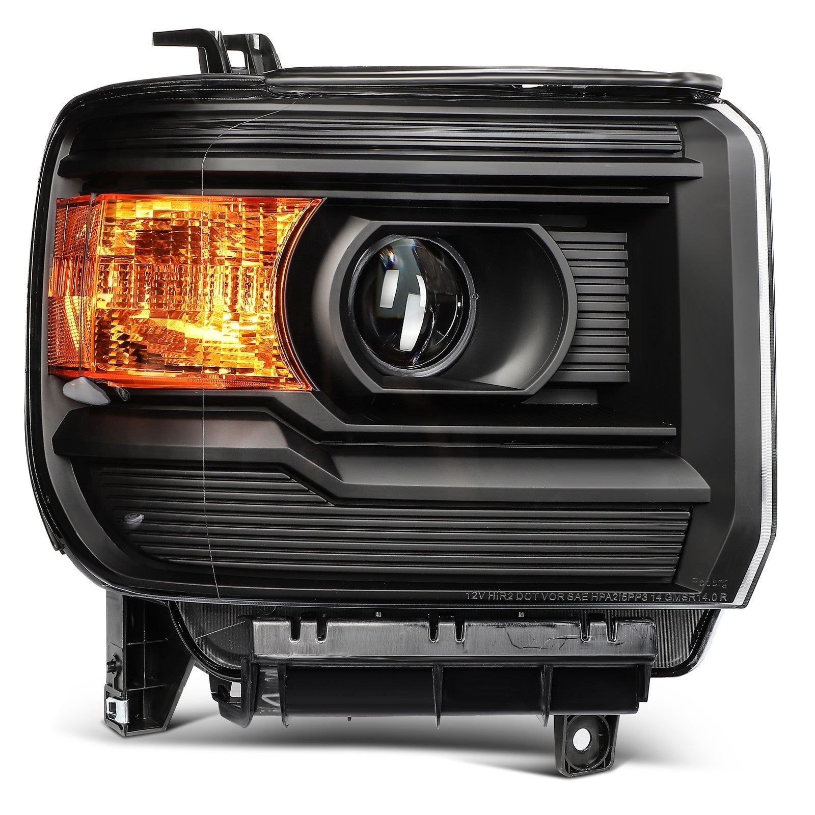 Pair Kit LED Headlights For 2015-2019 2500HD 3500HD 2014-2015 GMC Sierra 1500 6B93BC-57