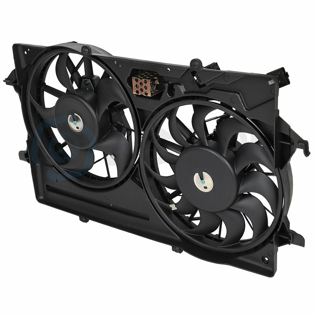 Radiator Condenser Cooling Fan Assembly For 2000 2001-2004 Ford Focus 674-00749 6B93BC-57