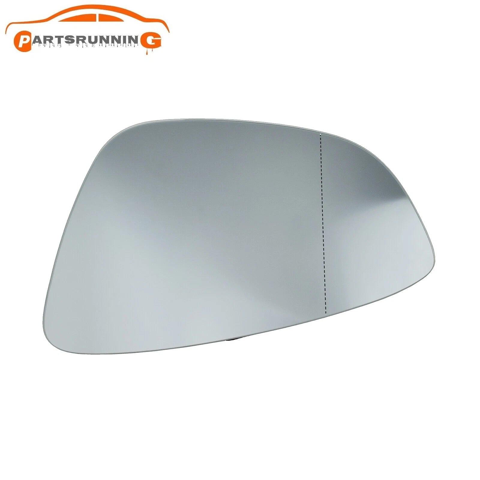 Driver Left Side Mirror Glass Heated For 2009-2017 VW CC Eos Passat 5C6857521B 6B93BC-57