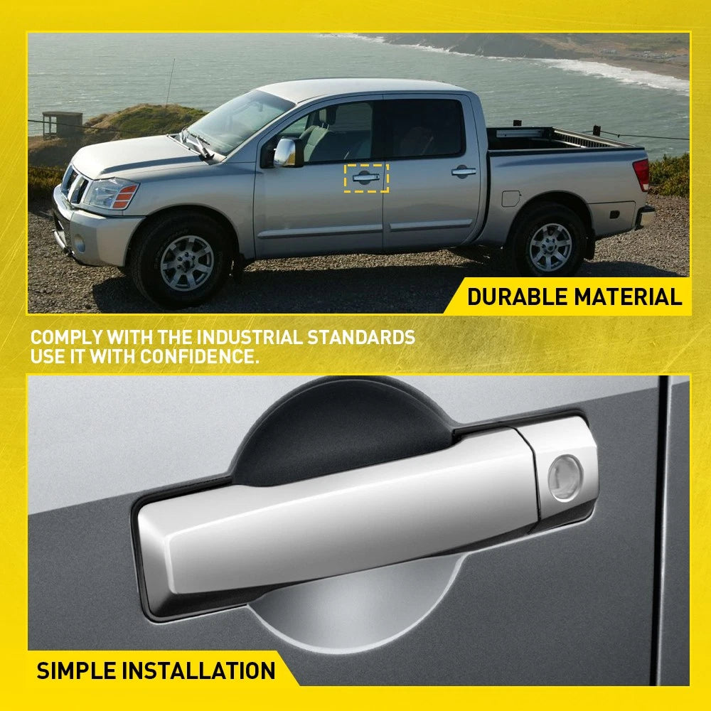 Front Left Driver Chrome Exterior Door Handle for Nissan Titan Armada 05-15 EOA 6B93BC-57