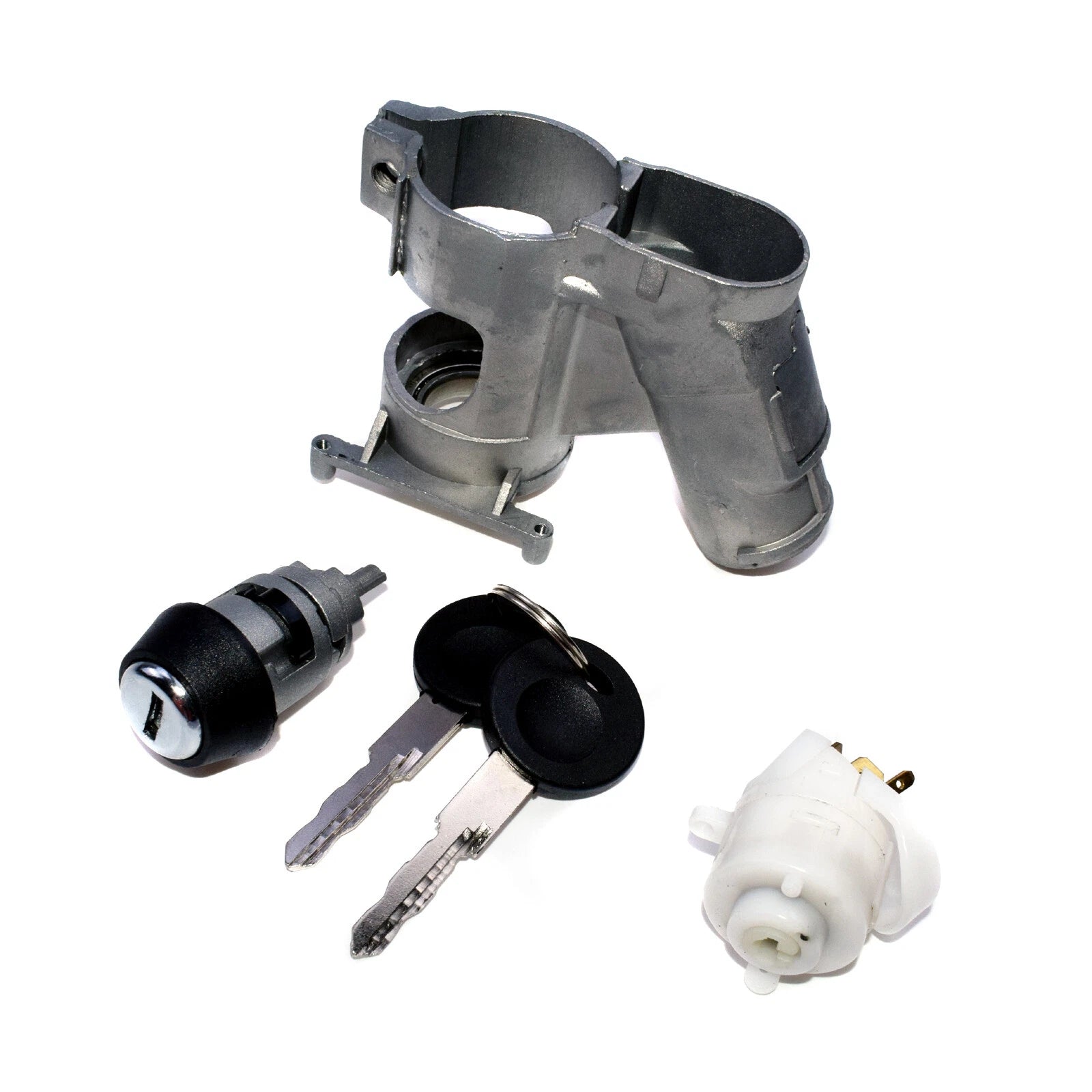 Ignition Column Lock Cylinder Housing SET For VW Jetta Golf Transporter 6B93BC-57