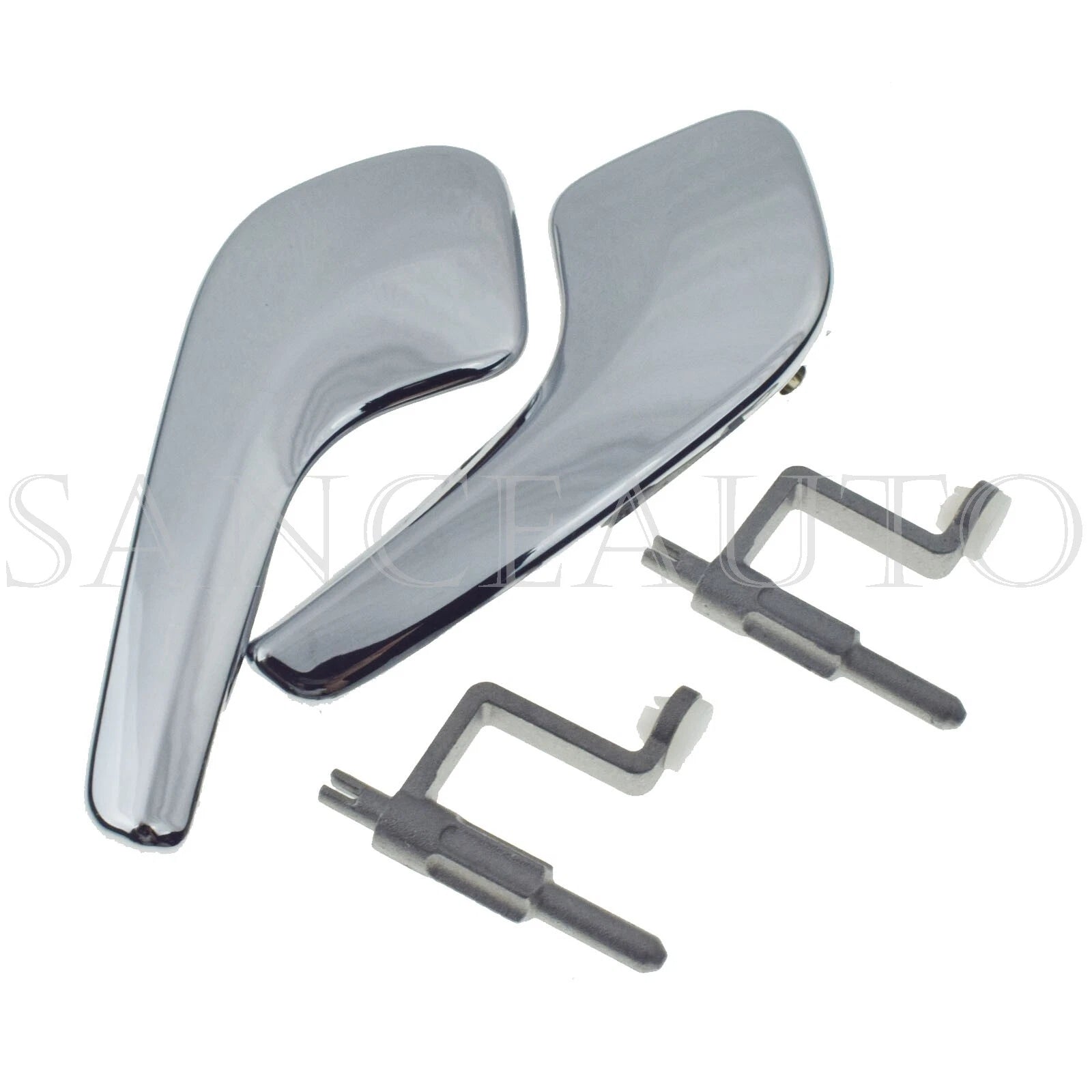 For Opel Corsa D 06-14 Chrom Left Right Inside Door Handle 13297813,13297814 6B93BC-57