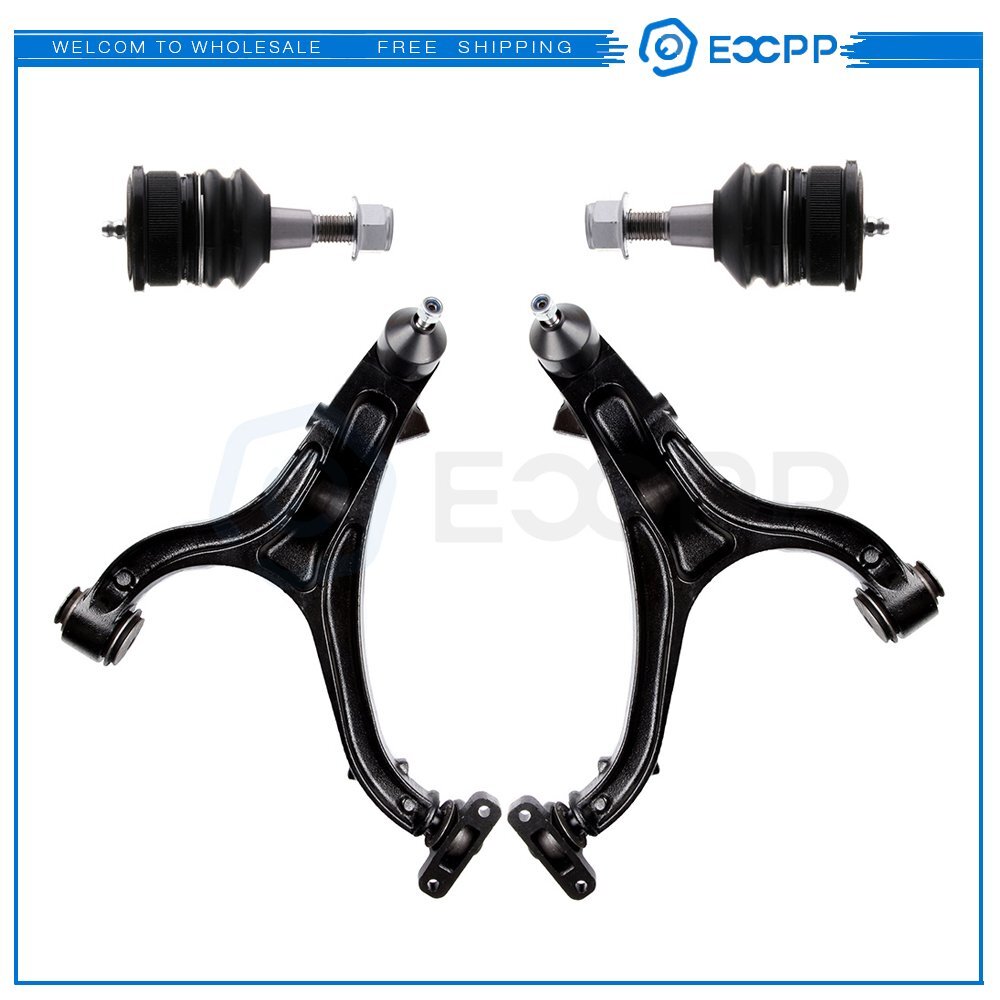Fits Jeep Grand Cherokee 4x4 2WD 4PCS Front Upper Ball Joints Lower Control Arms 6B93BC-57