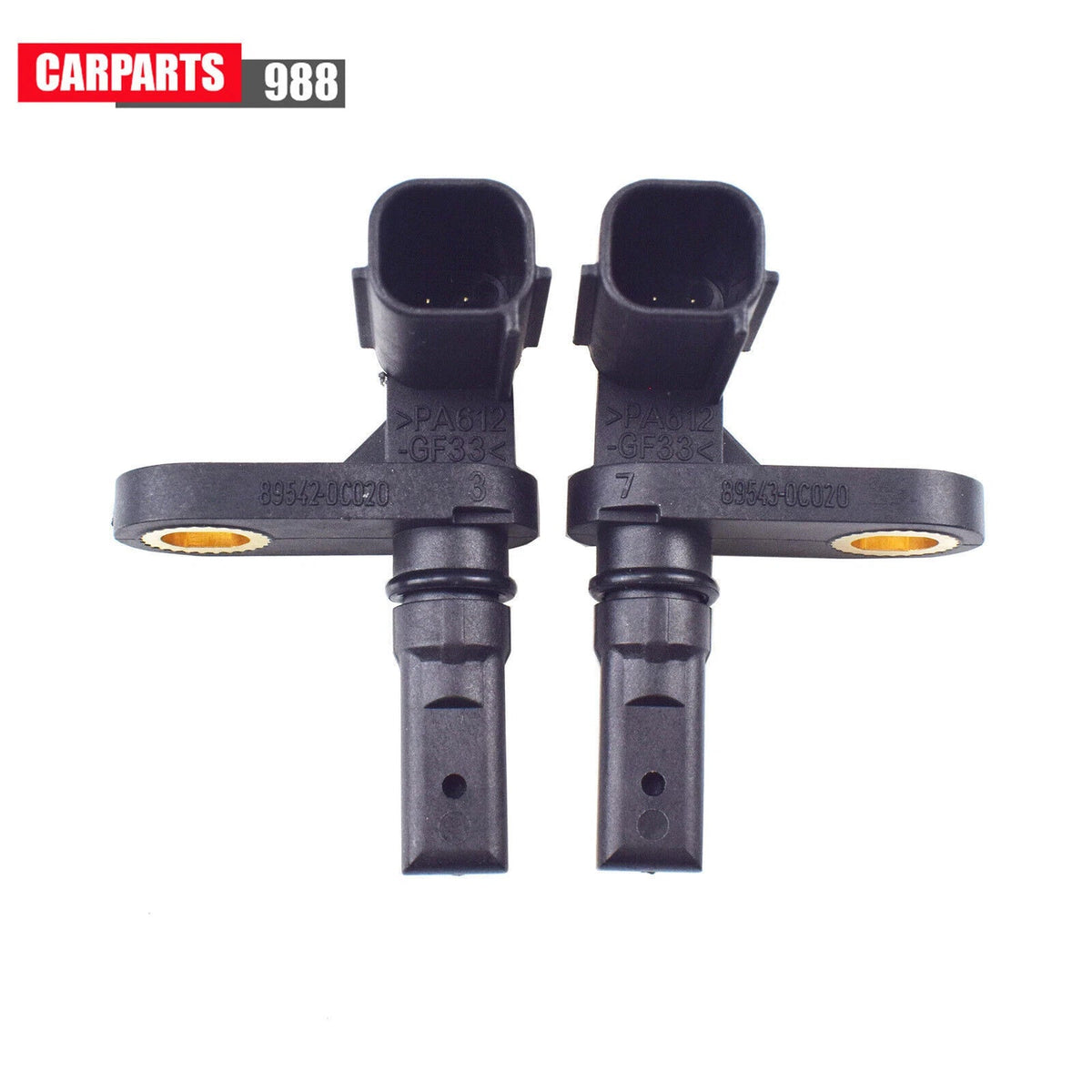 Pair Left Right ABS Wheel Speed Sensor For Toyota Tundra 89542-0C020 89543-0C020 6B93BC-57
