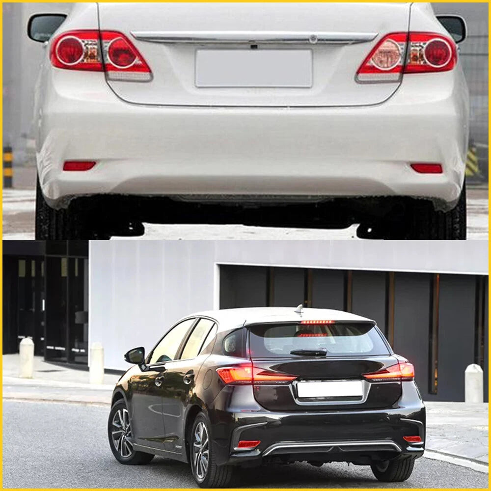 2X Rear Bumper Reflector Red Left+Right FOR 2011 12 13 Lexus CT 200h CT200h EOA 6B93BC-57