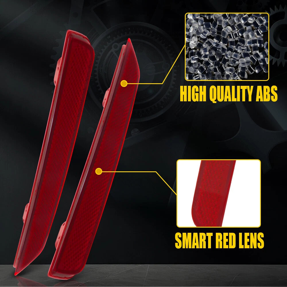 For 11-17 Honda Odyssey Rear Bumper Reflector Light Case Red Passenger Driver EA 6B93BC-57
