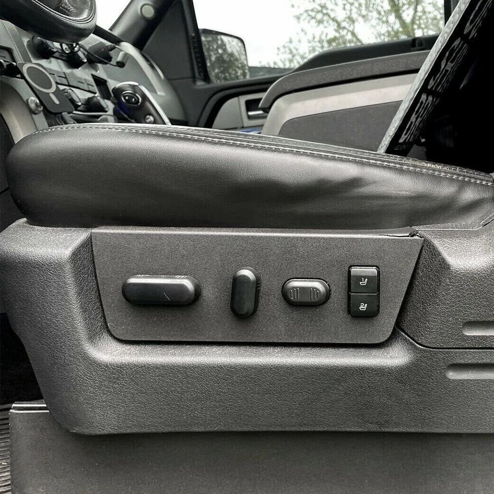 Fits 2009-2014 Ford F-150 Driver Passenger Seat Switch Bezel Housing Replacement 6B93BC-57