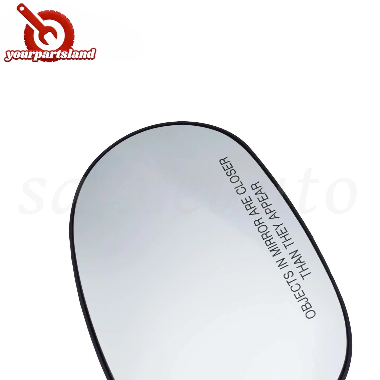 Right RH Heated Mirror Glass Rearview Mirror Lens for Dodge Challenger 2008-2022 6B93BC-57