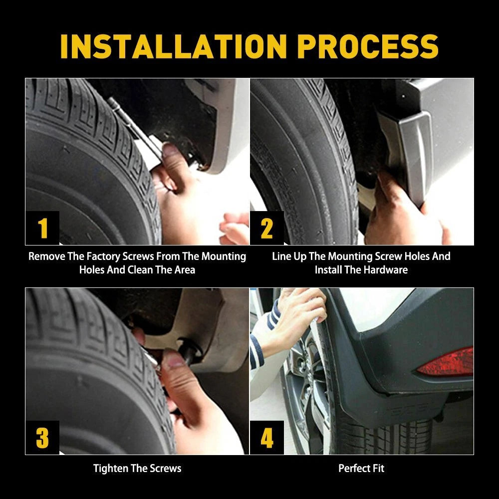 For HONDA CIVIC 2012-2015 Coupe 4PCS Sedan Front Rear Splash Guards Mud Flaps EA 6B93BC-57