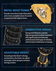 Suspension Lowering Kit Coilovers For 2002-2007 Impreza WRX Struts Adjustable 6B93BC-57