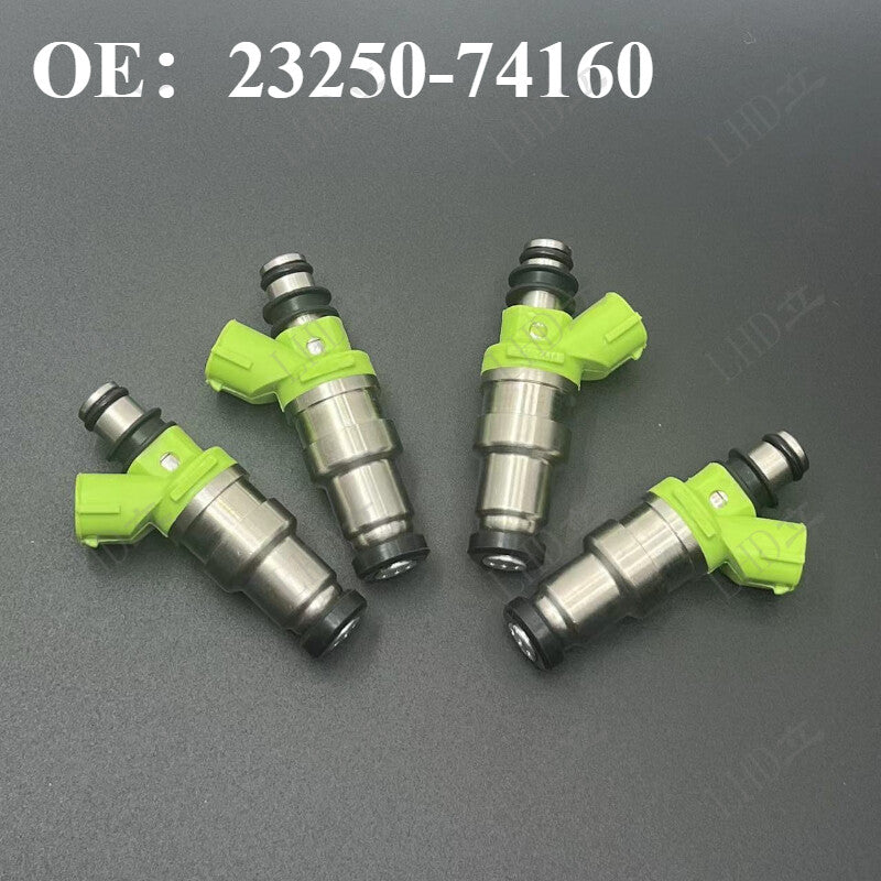 4 Pcs Fuel Injector 23250-74160 For 89-99 MR2 SW20 RAV4 SXA1 Celica ST202 3SGE，