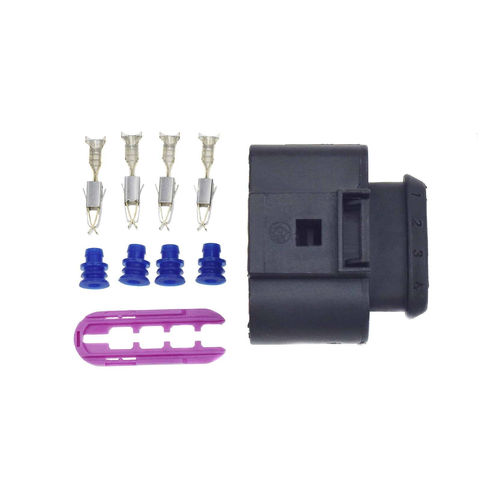 4X Ignition Coil Connector Repair Kit For Audi A4 A6 A8 Passat Jetta 1J0973724 6B93BC-57