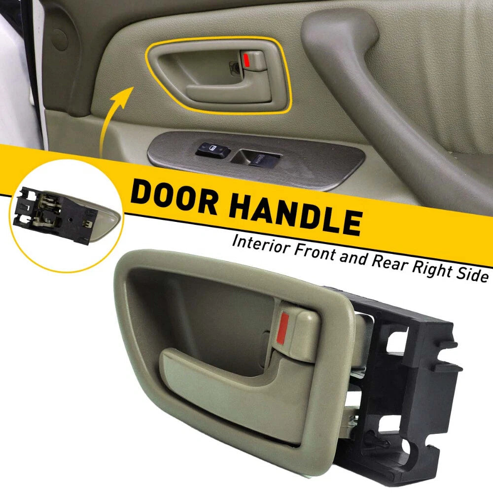 Inside Gray Right Side Door Handle for 01-07 Sequoia 04-06 Tundra Crew Cab 6B93BC-57