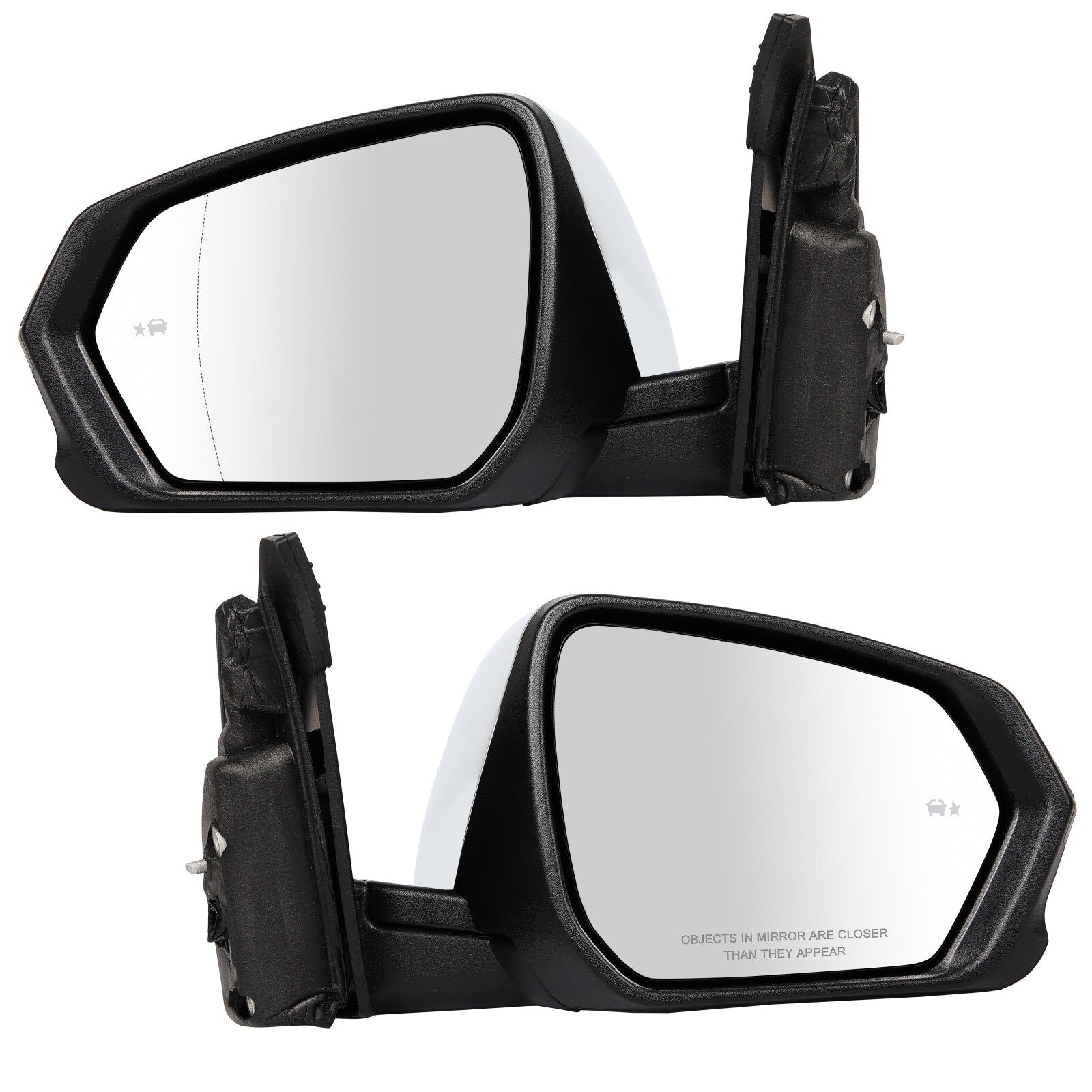Chrome Mirror For 2018-2021 Chevrolet Equinox Blind Spot Driver & Passenger Side 6B93BC-57