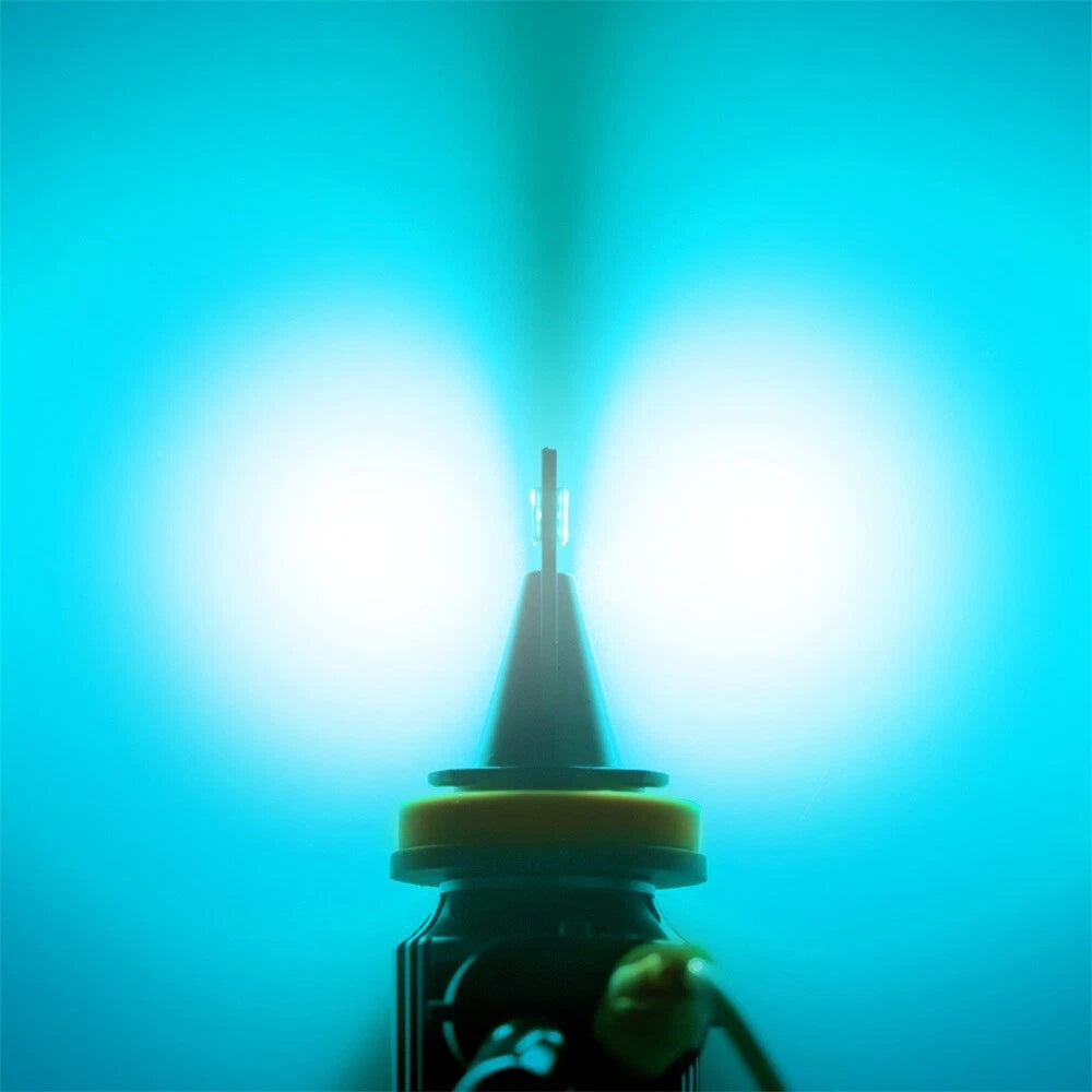 2X AUXITO Ice Blue 8000K LED Fog Driving H11 Light H16 H8 Super Bright Bulbs AUXITO