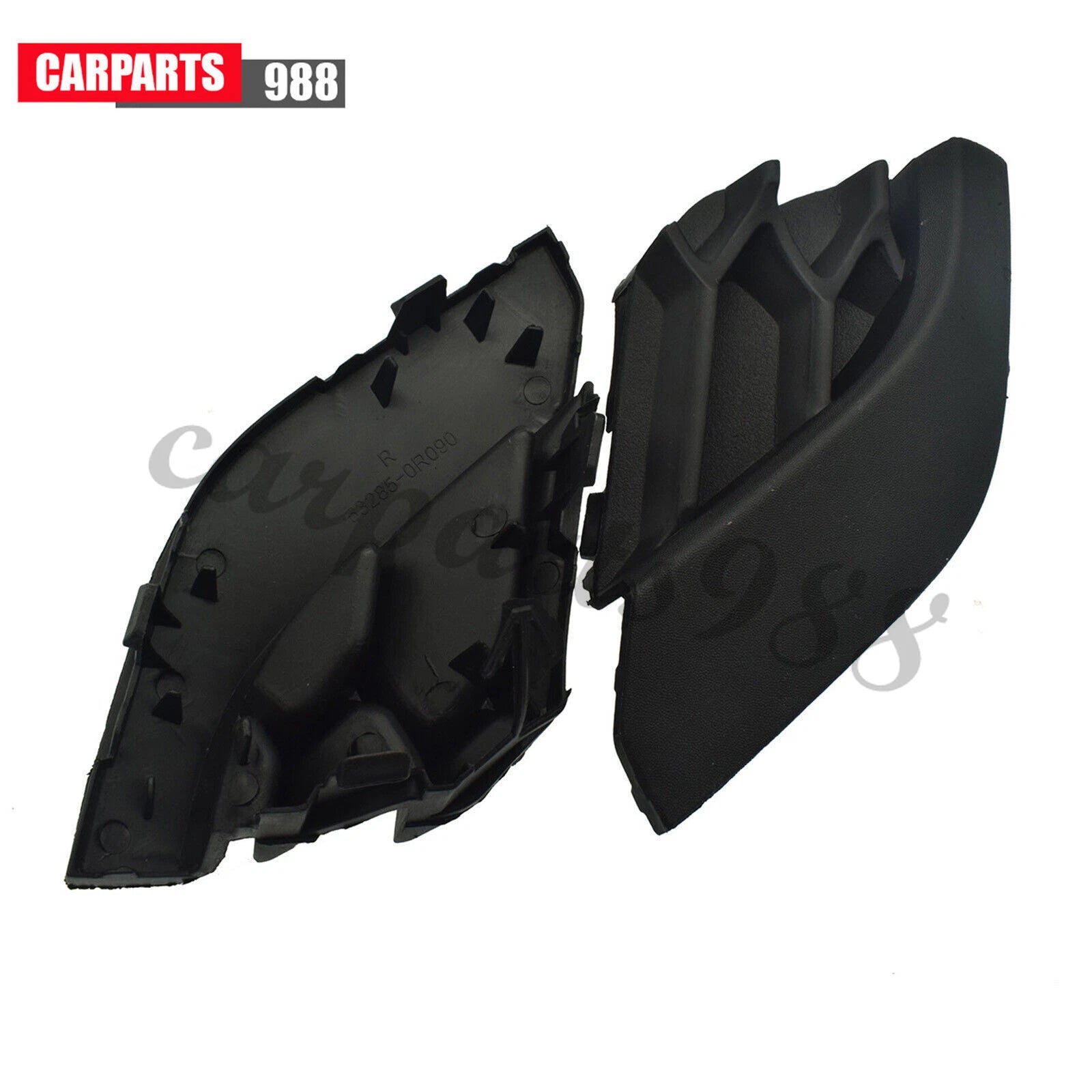 Pair Left Right Tow Eye Covers For 2016-2018 Toyota RAV4 532850R090 532860R090 6B93BC-57