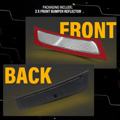 Bumper Reflector Side Marker Lights Clear For 11-16 BMW F10 5-Series 525i 528i A 6B93BC-57