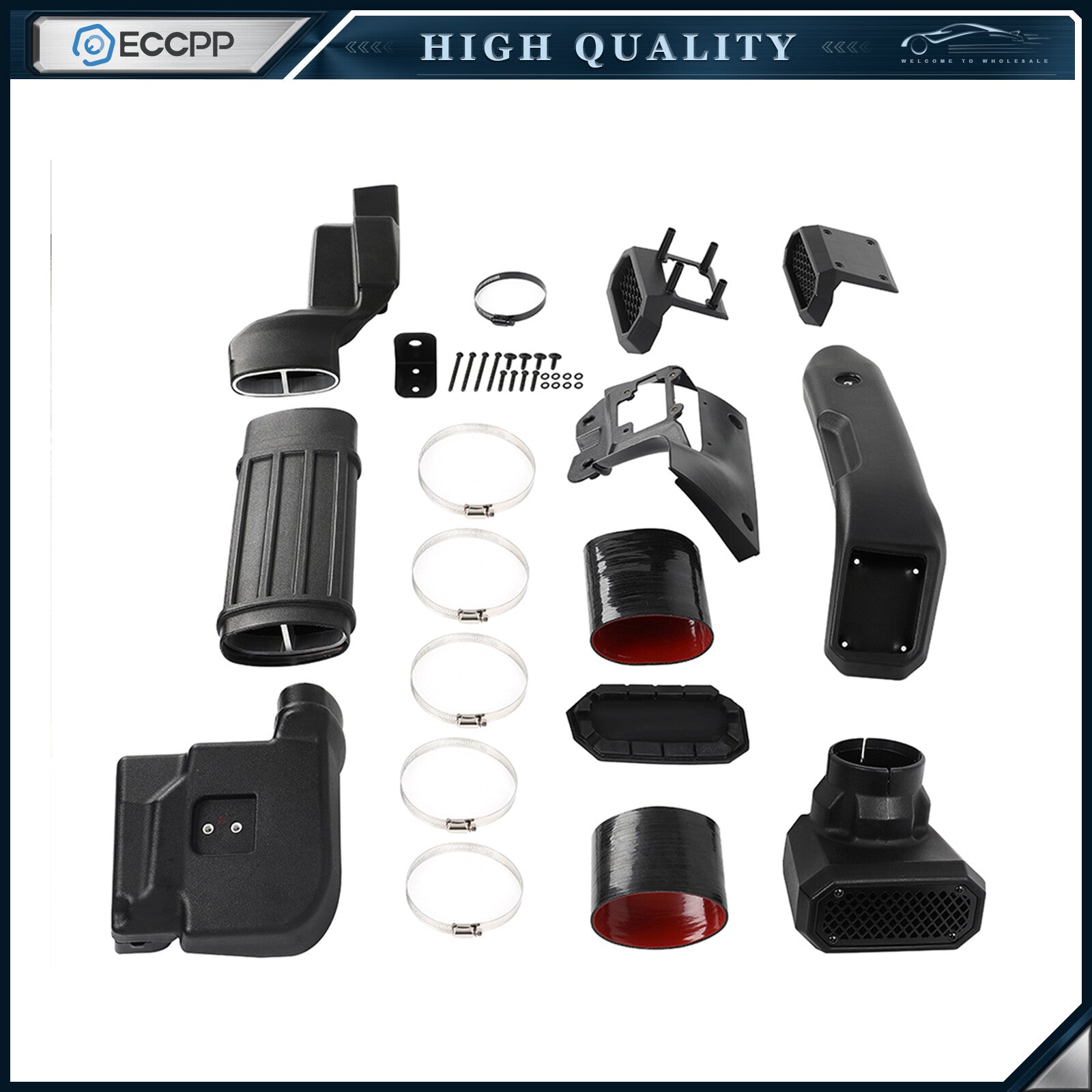 Snorkel Kit Air Ram Intake For Jeep Wrangler Jl 18-23 Cold Offroad 2.0L 3.6L 6B93BC-57
