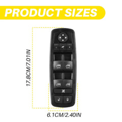 For 2016-2022 Ram 1500 2500 Left Driver Side Master Power Window Control Switch 6B93BC-57