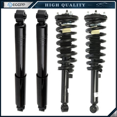 2 Front Complete Struts Mounts Spring & 2 Rear Shocks For 2003-2006 Kia Sorento 6B93BC-57