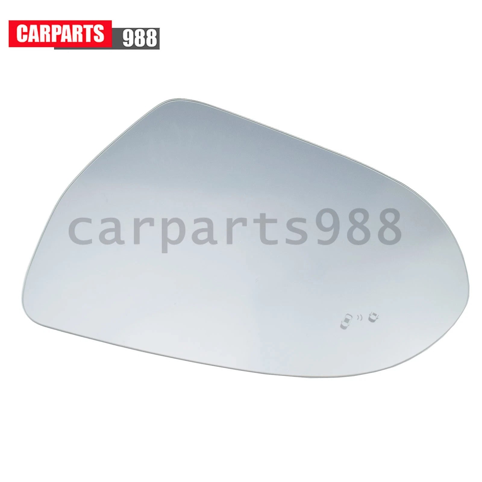 Left Rearview Heated Mirror Glass w/ Blind Spot for Kia Niro 2016-21 87611-G5020 6B93BC-57