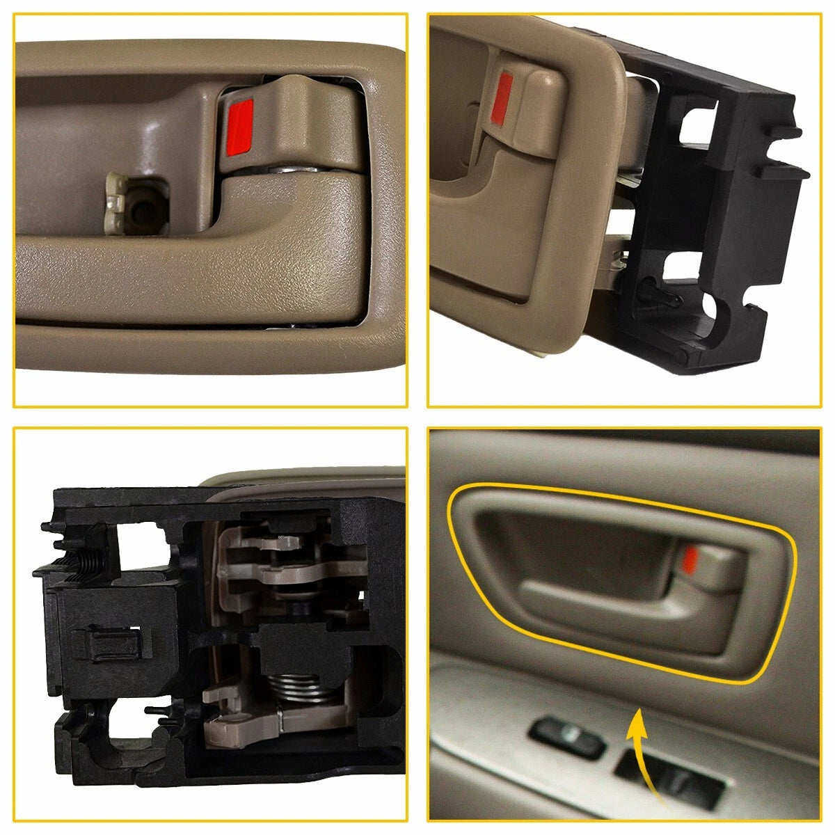 Interior Door Handle Right Side For Toyota 2001-2007 Sequoia / 2000-2004 Avalon 6B93BC-57