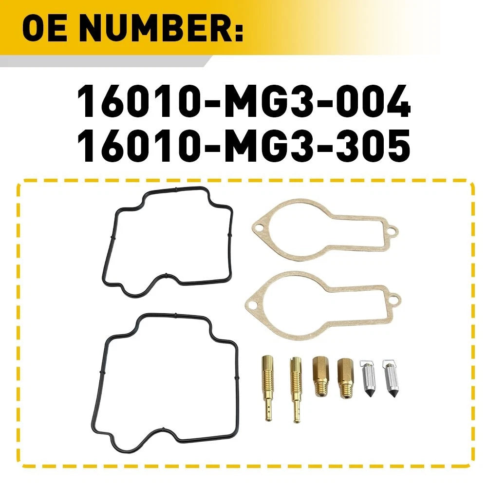 Fit For 1983-1984 Honda XR500 Carburetor Carb Rebuild Kit Repair Replacement EOA 6B93BC-57