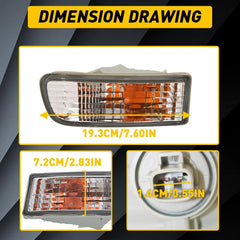 For 1999-2002 Toyota 4Runner Left&Right Side Clear Lens Turn Signal Lights Set A 6B93BC-57