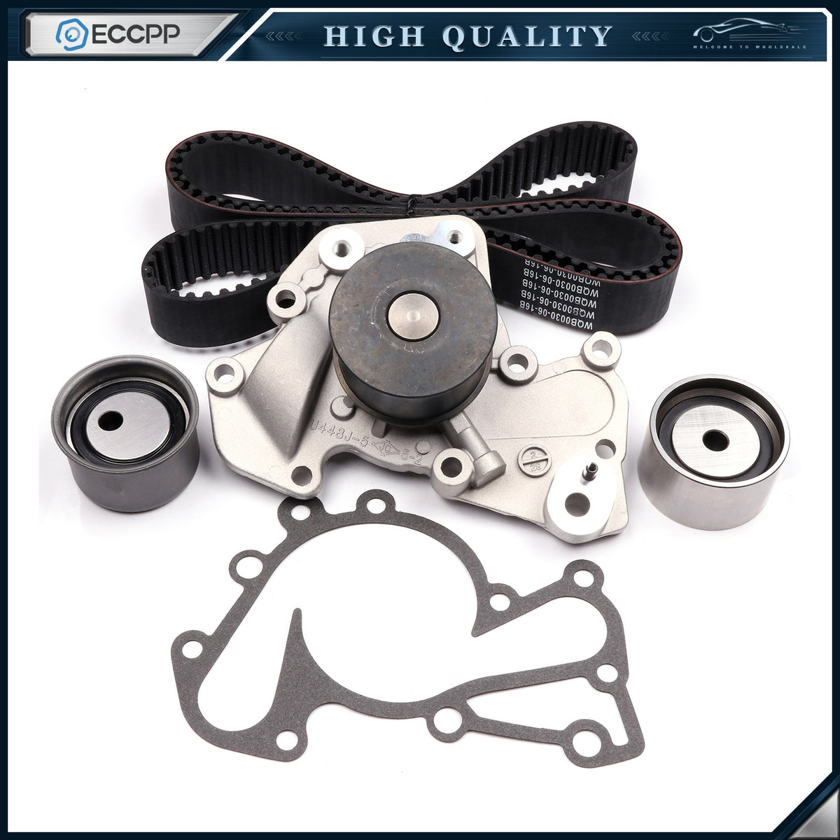 Timing Belt Kit Water Pump For Hyundai Tiburon Kia Optima 99-10 V6 DOHC V6
