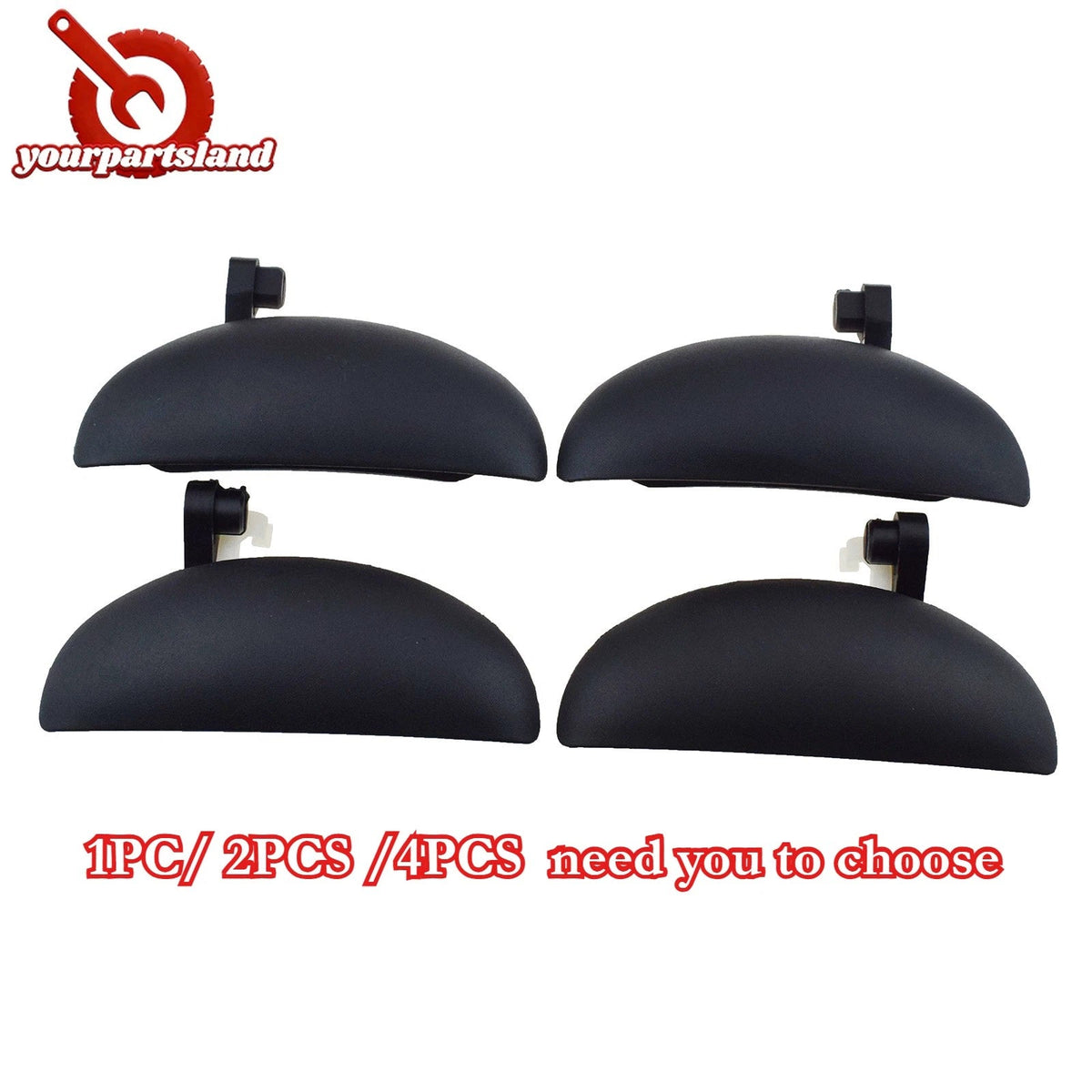 Outside Door Handle Front Rear for Peugeot 107 Citroen C1 Toyota Aygo 2005-2014 6B93BC-57