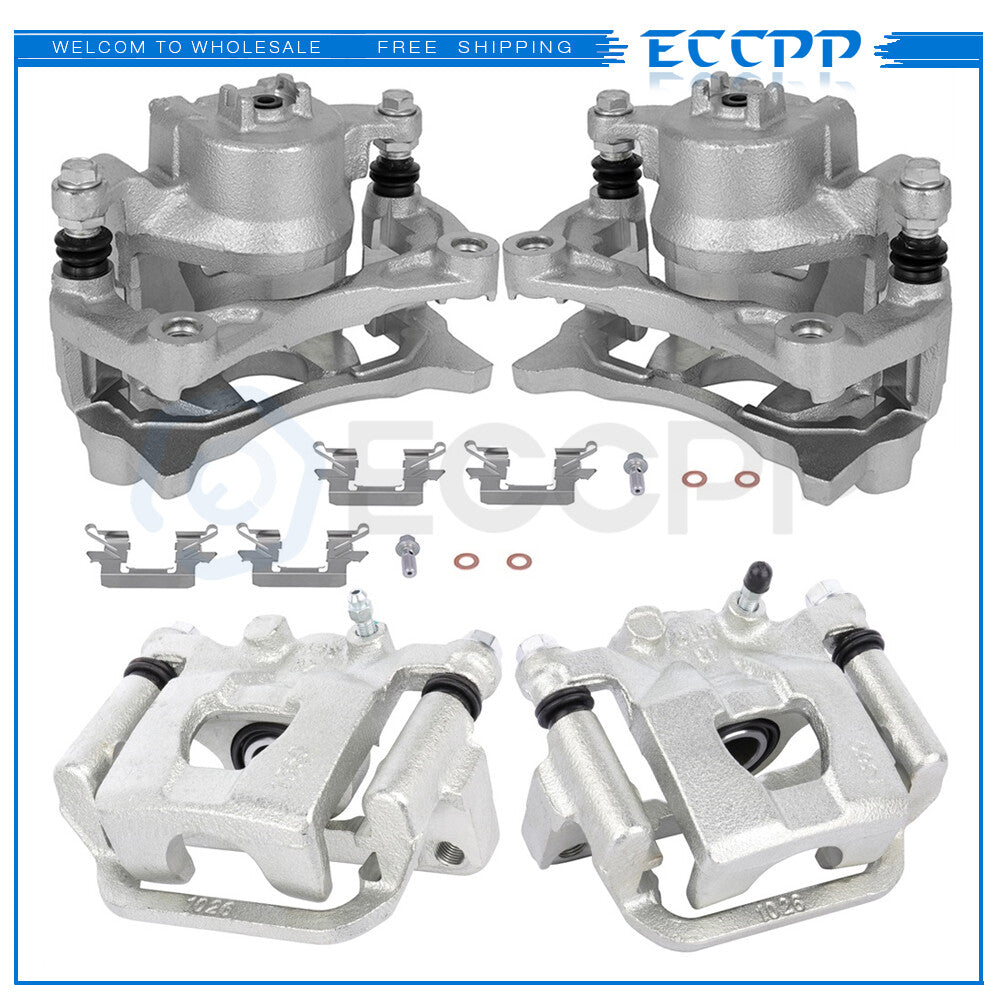Front Rear Brake Calipers 4Pcs Set For 2013-2016 2017 2018 Nissan Altima 6B93BC-57
