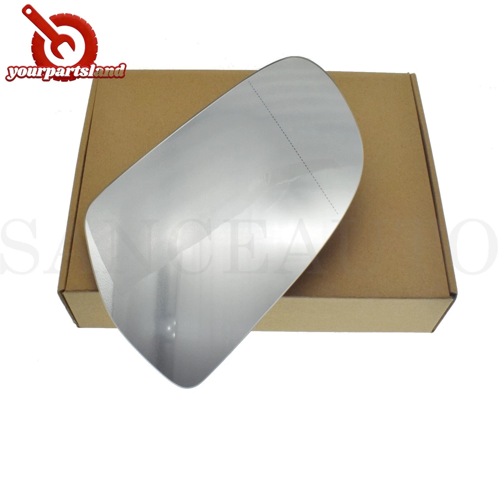 Left Heated Mirror Glass for AUDI A3 8P 2011-2013 A4 B8 2010-2016 A5 2010-2017 6B93BC-57