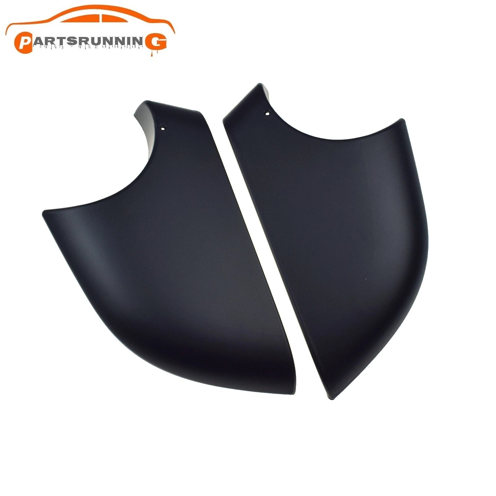 2X Black Left & Right Side Mirror Lower Cover Holder For 2017-2022 Tesla Model 3 6B93BC-57