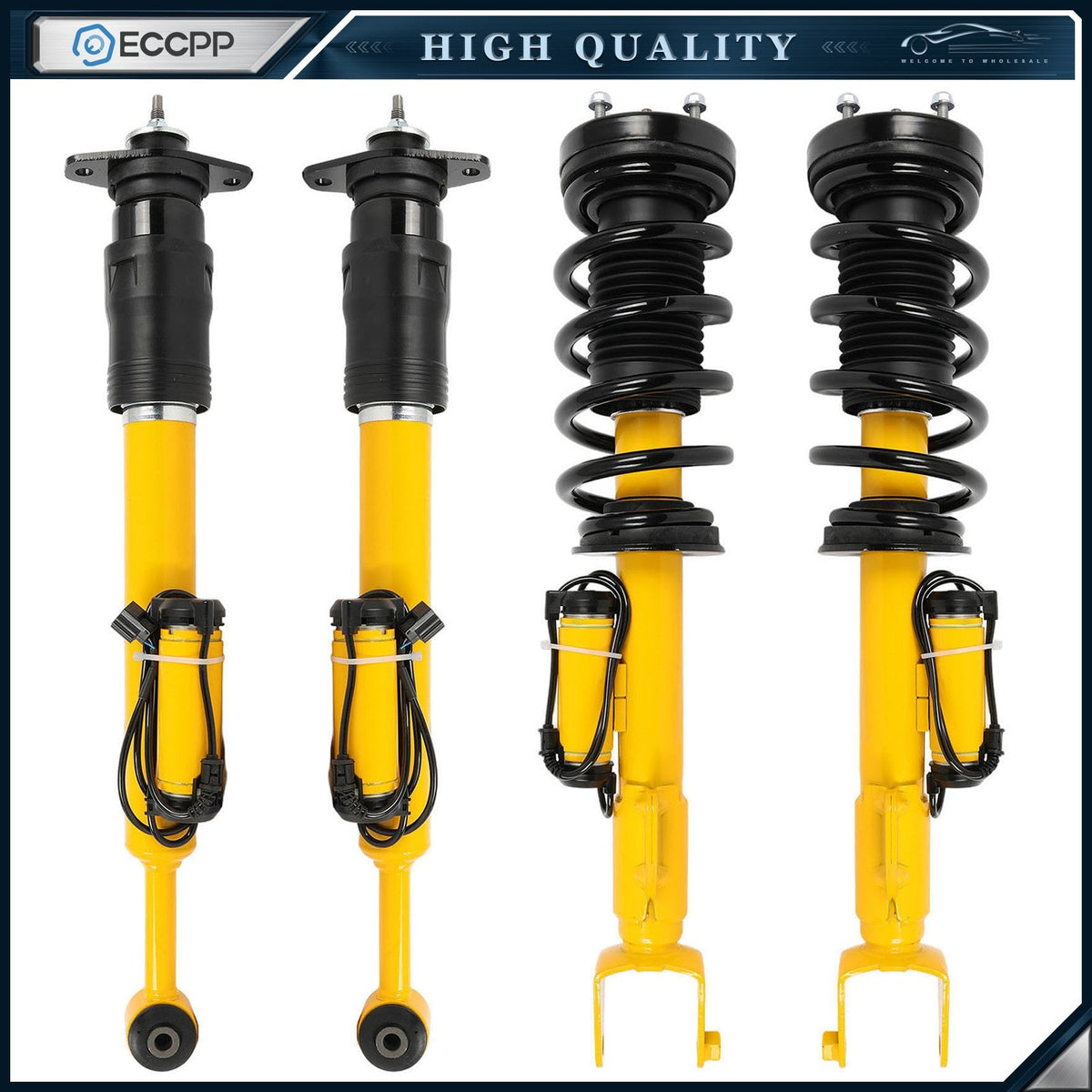 4PCS Front Rear Shock Struts Absorber For 12-23 Dodge Challenger Charger SRT R/T 6B93BC-57