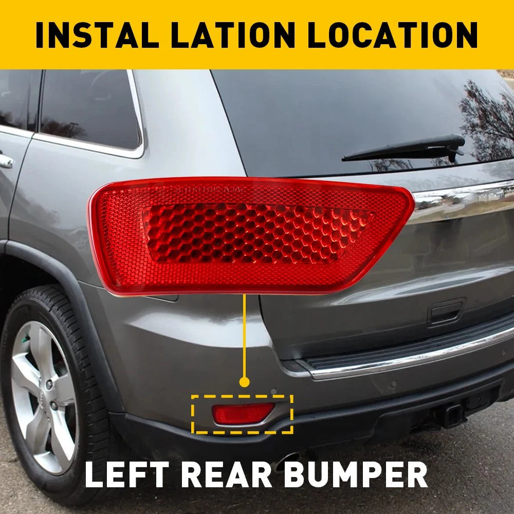 Reflector Light Rear Left Driver Side Bumper For Jeep Grand Cherokee 2011-2018 A 6B93BC-57