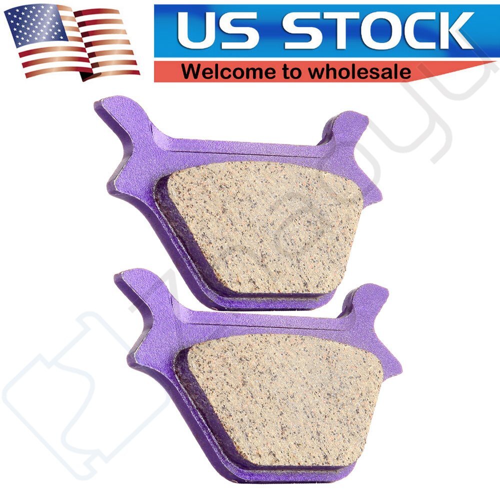 1 Pair Brake Pads Rear For Harley-Davidson FXST Softail 1988-90 Carbon Fiber 6B93BC-57