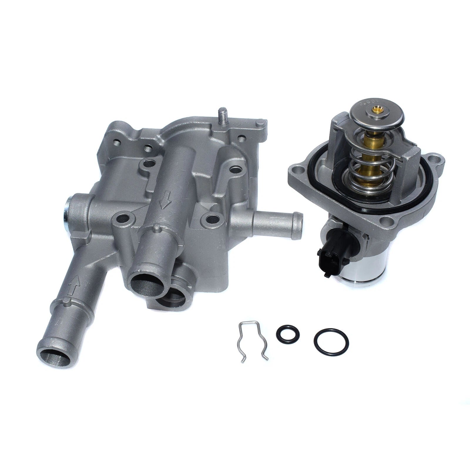 Engine Coolant Thermostat & Housing for 2011-2017 Chevy Cruze Sonic Trax 1.4L 6B93BC-57