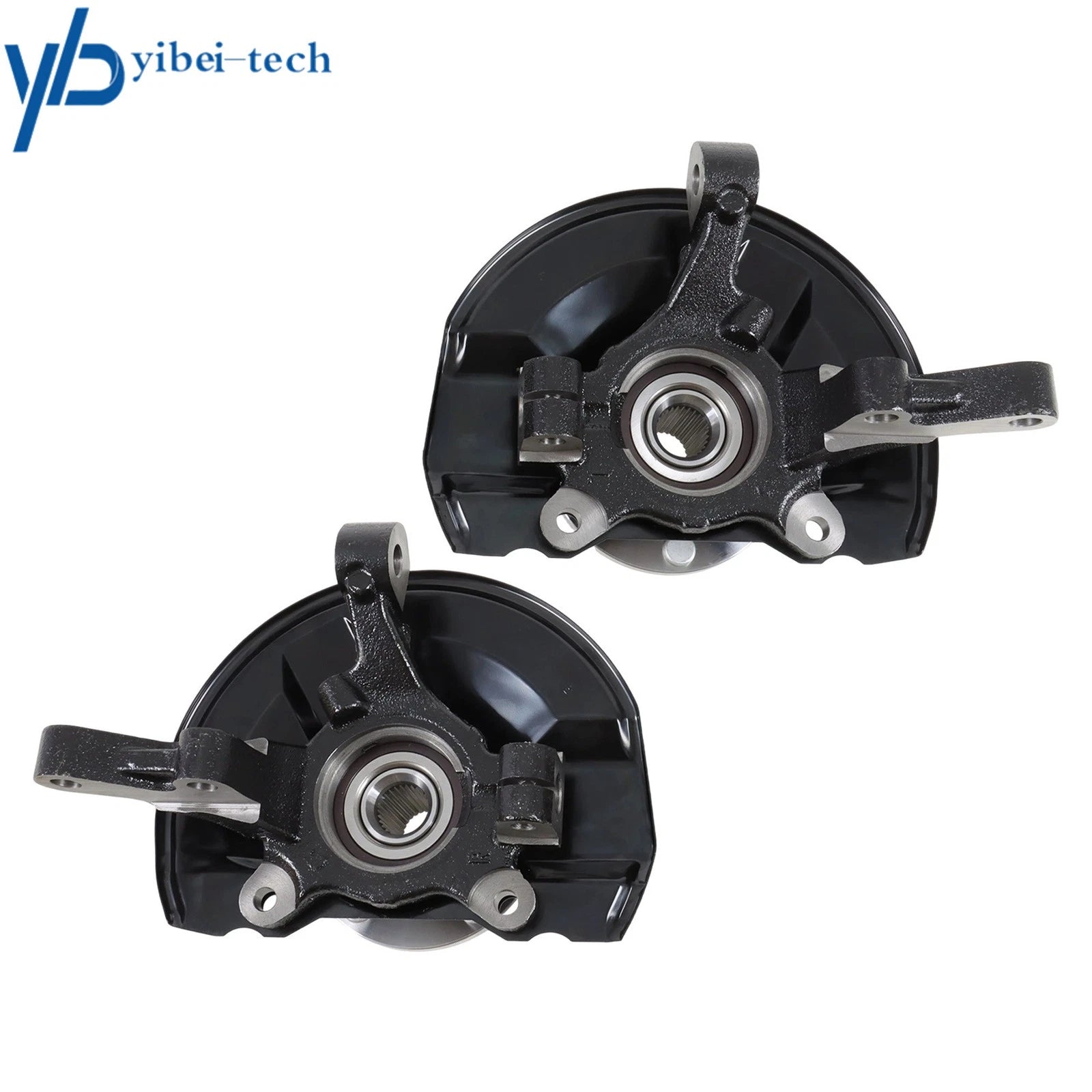 Pair Front Steering Knuckle & Hub Bearing Assembly For Dodge Caliber 2007-2012 6B93BC-57
