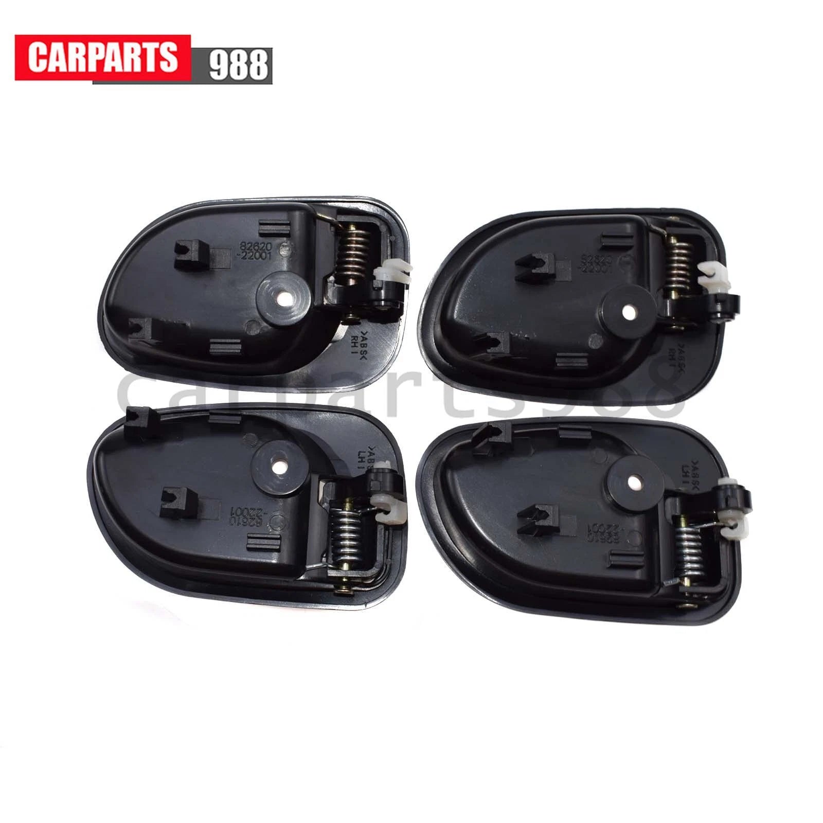 Black Inside Door Handle Front / Rear Left / Right for Hyundai Accent 1995-1999 6B93BC-57