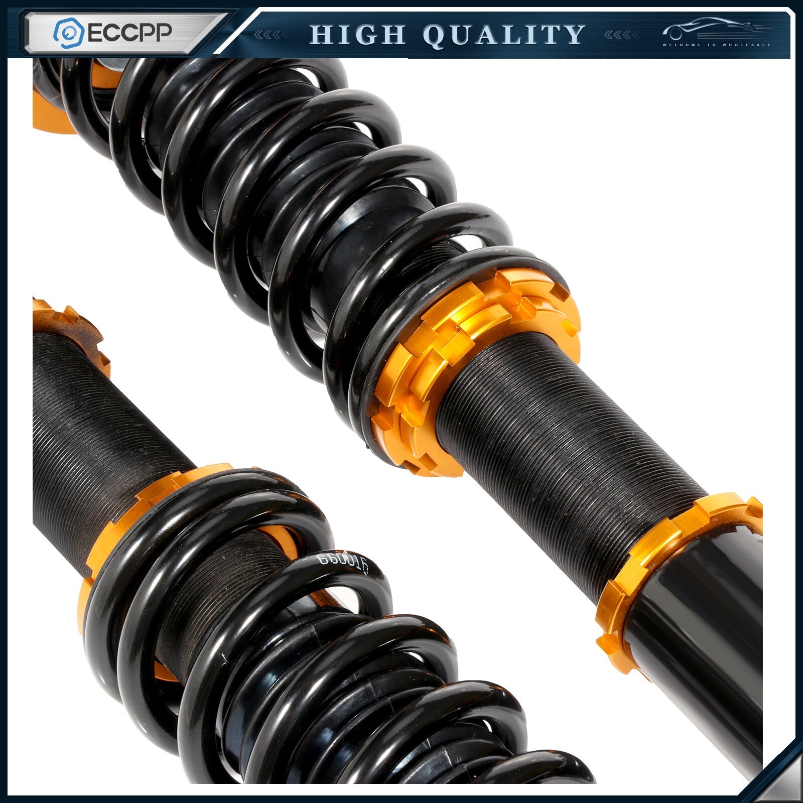ECCPP Coilovers Suspension Kits For 08-12 Honda Accord Adj. Height Struts Shocks ECCPP