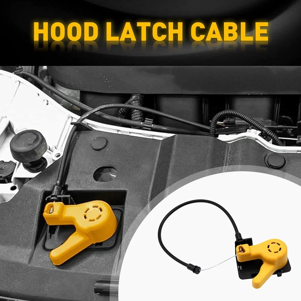 Hood Latch Release Pull Handle Cable Lever For 2012-2018 Ford Focus BM5116A770AC 6B93BC-57