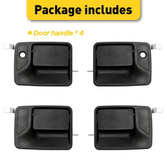 4X Door Handles Exterior Kit for 1999-2016 Ford F-250 Super Duty Crew Cab EOA 6B93BC-57
