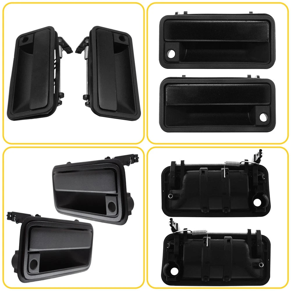 Exterior Door Handle For 88-99 Chevrolet K1500 C1500 Set of 2 Front US 6B93BC-57