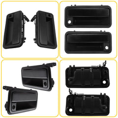 Exterior Door Handle For 88-99 Chevrolet K1500 C1500 Set of 2 Front US 6B93BC-57