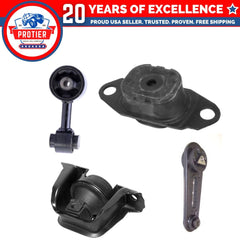 Motor & Trans Mount 4PCS Set Fit 13-14 Nissan Cube/ 11-12 Nissan Versa 1.8L 6B93BC-57